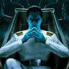 Discover a captivating handmade oil painting on canvas showcasing Mitth'raw'nuruodo, known as Thrawn, in a commanding seated posture. This striking artwork embodies the power and intellect of the legendary Star Wars character. Perfect for sci-fi enthusiasts and art collectors, this portrayal of Thrawn seated adds a regal and enigmatic touch to any collection or space, capturing the essence of the iconic figure in a captivating form.