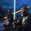 Obi Wan Kenobi and Darth Maul Fight on Tatooine 2