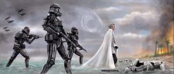 Orson Krennic with black stormtroopers, Death Star