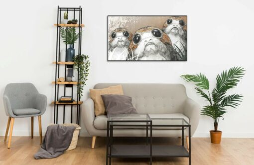 Porgs 2 Wall Frame oil painting
