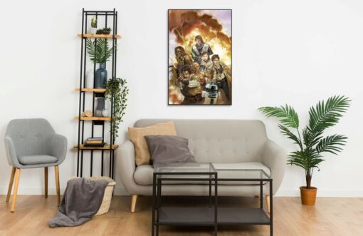 Rebels team The Empire Strikes Back Wall Frame