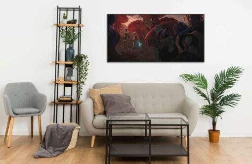 Rex and Five inflitration scene Wall Frame
