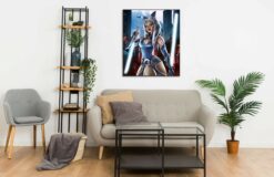 Sexy Ahsoka Tano portrait Wall Frame