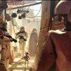 Street Life Star Wars oil painting