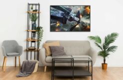 TIE fighter kylo ren Wall Frame