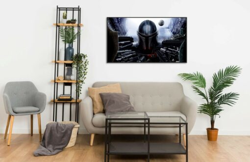 The Mandalorian weapons Wall Frame