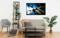 X Wings VS TIE Fighters Wall Frame