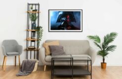 darth vader portrait 2 Wall Frame