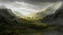 A Tolkien Middle Earth fantastic landscape 2