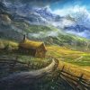 A Tolkien Middle Earth fantastic landscape 3