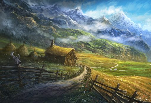 A Tolkien Middle Earth fantastic landscape 3