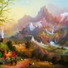 A Tolkien Middle Earth fantastic landscape 4