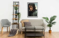 Aragorn II Elessar Strider King of Gondor portrait Wall Frame