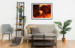 Balrog Portrait 2 Wall Frame