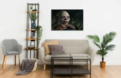 Big blue eyes Gollum portrait Wall Frame