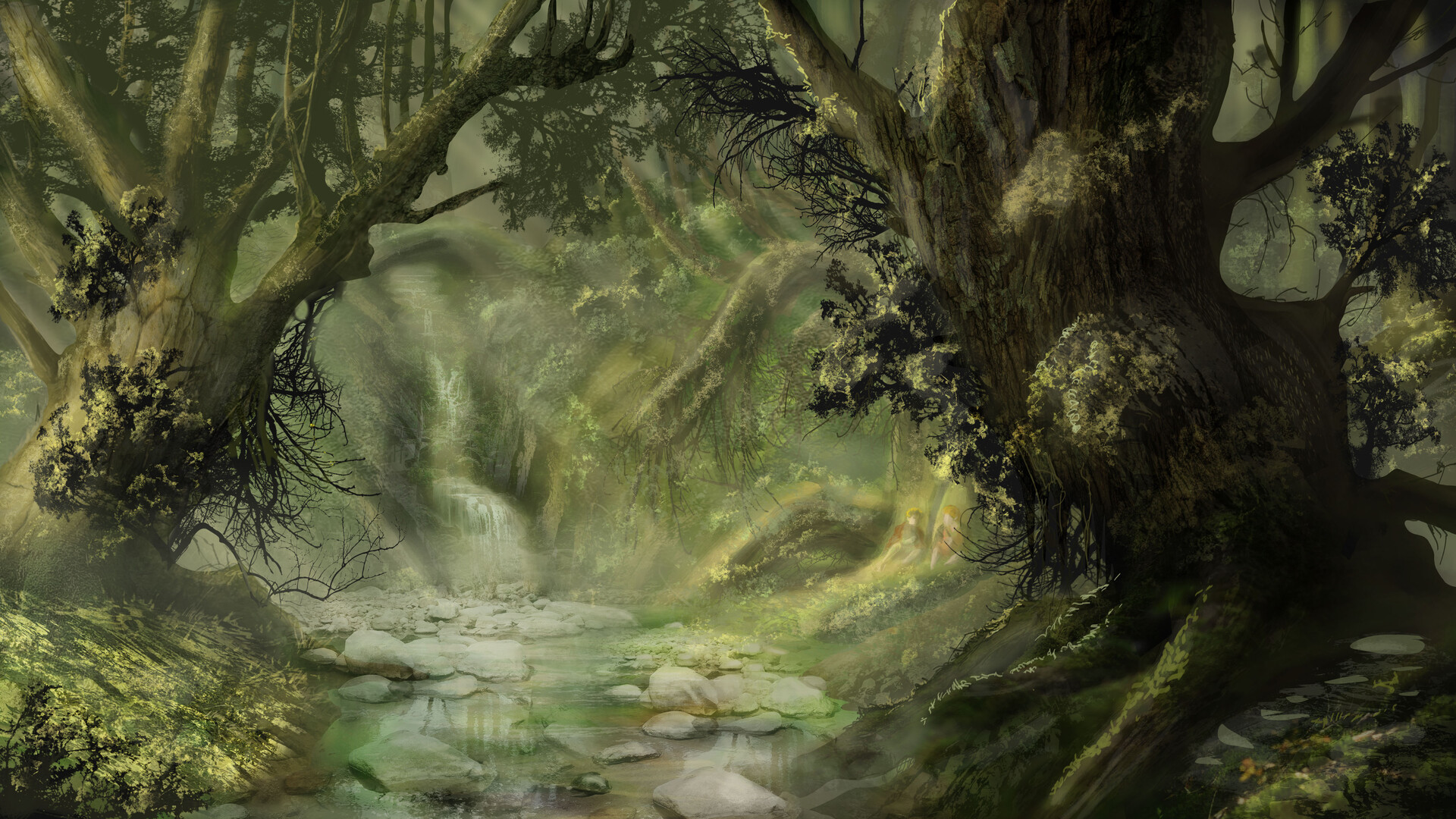 ArtStation - Lord of the Rings: Gollum - Path through the Mirkwood Forest