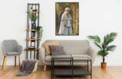 Galadriel portrait manga anime style Wall Frame