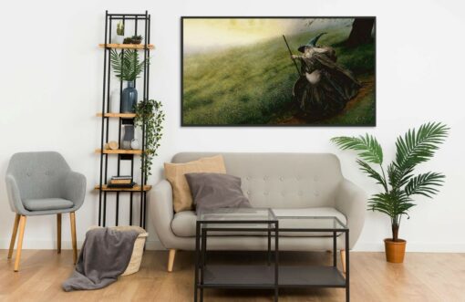 Gandalf The Grey at the Shire 3 Wall Frame