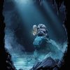 Gollum holding the Ring in Gollum's cave