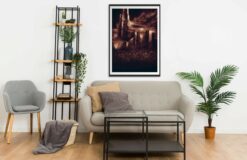 Helm's Deep siege The Two Towers Wall Frame