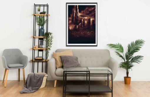 Helm's Deep siege The Two Towers Wall Frame