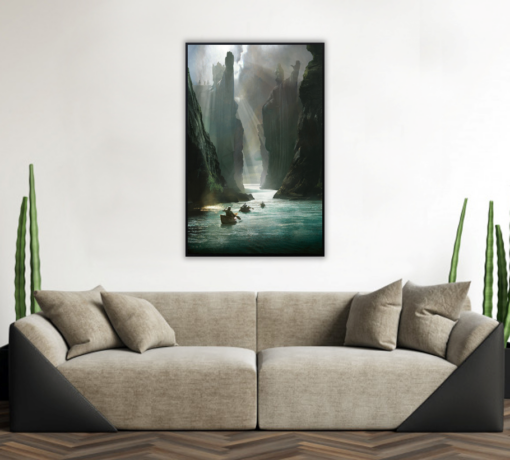 Argonath wall art - Lord of the Rings the fellowship of the ring