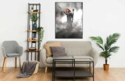 Legolas bending his bow portrait Wall Frame