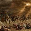 Relive the epic charge of the Rohirrim against the formidable Mordor Mumaks in the Pelennor battlefield with a breathtaking handmade oil painting on canvas. This unique artwork skillfully captures the intensity of The Lord of the Rings, tailored for passionate fans. Crafted with meticulous detail and vibrant colors, this high-quality painting becomes a prized addition to any collection, offering a dynamic and visually striking focal point that immortalizes the legendary clash between Rohirrim and Mumaks in Tolkien's iconic saga.