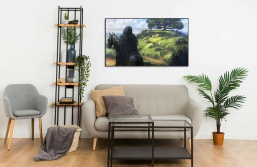 Nazgul on horse in the Shire Wall Frame