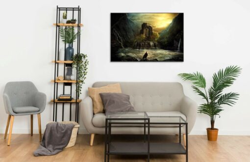 Rivendell beautiful landscape 13 Wall Frame