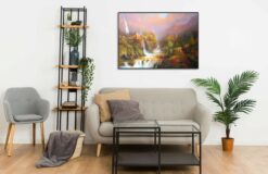 Rivendell beautiful landscape 14 Wall Frame