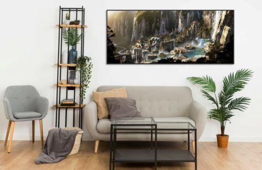 Rivendell beautiful landscape 16 Wall Frame