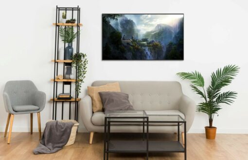 Rivendell beautiful landscape 3 Wall Frame