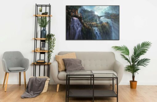 Rivendell beautiful landscape 9 Wall Frame