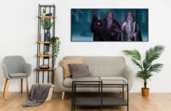 Saruman and Gandalf Palantir Wall Frame