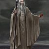 Saruman with staff and Palantir portrait 3