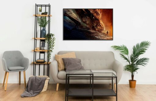 Smaug & Bilbo Baggins in the Lonely Mountain 2 Wall Frame