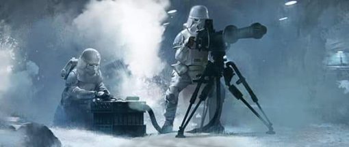 Snow stormtroopers with gun turret
