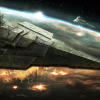 Star Destroyer above planet 2