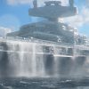 Star Destroyer in water fan art