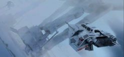 T-47 airspeeders and AT AT on Hoth