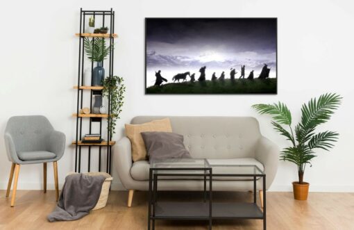 The Fellowship of the Ring Landscape Wall Frame