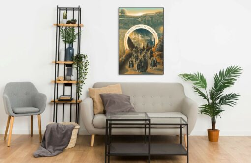 The Fellowship of the Ring at The Shire Wall Frame