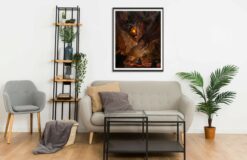 Thorin Oakenshield versus Smaug Wall Frame