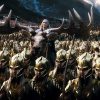 Thranduill on his elk and his army