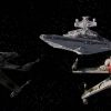 X Wings attacking Star Destroyer