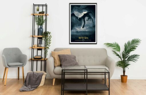 witch king on fell beast Nazgul Rohirrim army on horse Wall Frame