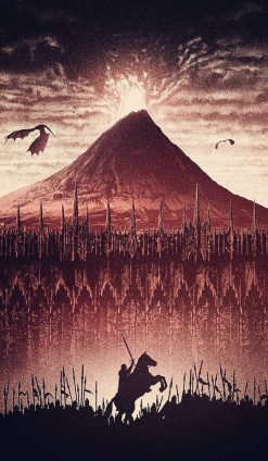 LOTR poster The Return of the King Black Door Mount Doom
