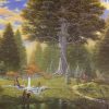 Lothlorien Elven forest landscape 16
