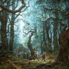 Mirkwood forest Thranduil landscape 14